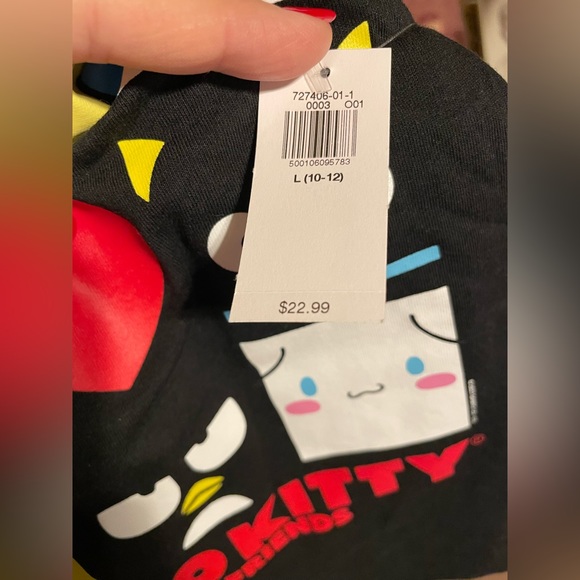 Girls Hello Kitty Crop Top - Picture 4 of 4